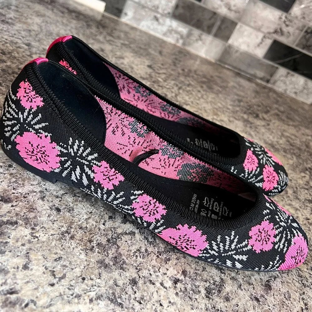 Serra Floral Slip-on Flats size 9 - Picture 2 of 8